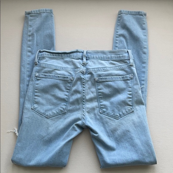 Frame Denim Distressed Le Skinny Jeanne 28 - Picture 4 of 7